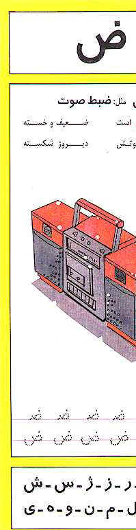 Persian Farsi Illustrated Alphabet for Children