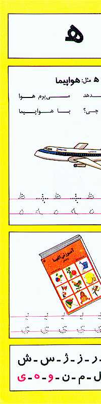 Persian Farsi Illustrated Alphabet for Children