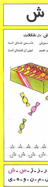 Persian Farsi Illustrated Alphabet for Children